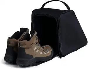 High Quality Large Durable Black Shoes Storage Bag OEM Accepted Soft Waterproof Walking Boot Bag