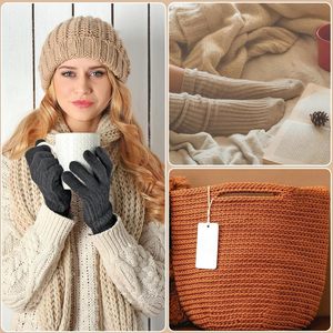 100g de lana de alpaca gruesa para tejer a mano, ideal para bufandas, gorros, abrigos, muñecas y proyectos de punto a mano. Hilo grueso de tamaño mediano para bebés. - Product Image 6