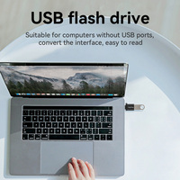 Adaptateur Veggieg Type C, adaptateur OTG USB C femelle vers USB 3.0 mâle