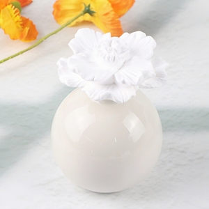 Bán buôn gốm hoa sậy khuếch tán chai tròn sứ trang trí nhà hương liệu khuếch tán tinh dầu - Product Image 2