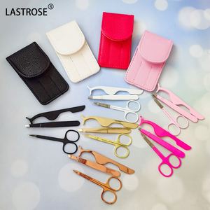 Pinzas de Acero Inoxidable para Pestañas y Cejas, Juego de Pinzas Negras para Extensión de Pestañas, Aplicador de Pestañas - Product Image 1