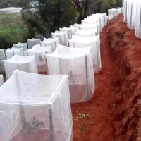 Filet de serre en polyéthylène pour l'agriculture, filet anti-insectes 40 mailles pour arbres/serres et jardins potagers