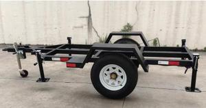 Load 2500kg 2 Wheel Trailerwith Parking and Jack for SUV Truck Car <b>Tractor</b> - Product Image 6