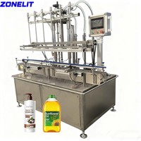 Machine automatique à pompe magnétique à 2, 6, 8, 10 ou 12 têtes pour liquides visqueux (miel, huile, jus, parfum) en fûts, pour petites entreprises