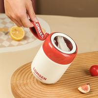 Conteneur isotherme portable pour soupe de 15,5 oz, tasse pour petit-déjeuner, boîte à lunch en acier inoxydable 304