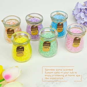 Set de Regalo de Sales de Baño de Colores, Kit de Spa Natural Premium, Manteca de Karité Orgánica, Aloe Vera, Lavanda, Aroma a Vainilla, Cuidado Personal de Lujo para Mujeres - Product Image 5