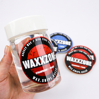 Étiquettes de logo de marque personnalisées de haute qualité Rouleaux d'autocollants ronds adhésifs imprimés Emballage de produit en vinyle holographique pour Premium Touch