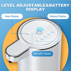 Distributeur automatique de savon rechargeable de 350 ml pour salle de bain d'hôtel et distributeur de savon liquide mural - Product Image 3