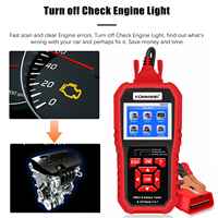 KONNWEI KW870 KW880 KW890 Probador de Baterías de Coche de 12V, Herramienta de Diagnóstico Automotriz 3 en 1, Escáner OBD2, Lector de Códigos, Compatible con OLIVER