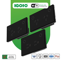 Interruptor de Pared Inteligente IGOTO, Estándar Australiano, Control Remoto por WiFi, Interruptor Táctil, Proveedor Mayorista