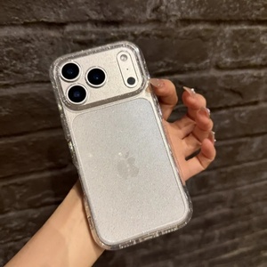 <span class=keywords><strong>Funda</strong></span> de Teléfono <span class=keywords><strong>Transparente</strong></span> con Brillantina de Lujo para <span class=keywords><strong>iPhone</strong></span> 17 16 15 14 13 <span class=keywords><strong>12</strong></span> 11 Pro Max X XR XS 7 8 Plus, Antigolpes, Suave - Product Image 3