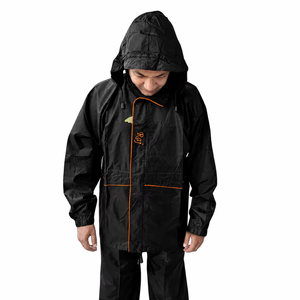 Combinaison de pluie imperméable intégrale avec capuche, légère et durable en PVC, pour le vélo, les voyages, les activités de plein air, le camping et la randonnée - Product Image 2