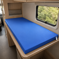 Matelas en mousse reconstituée avec revêtement en cuir PU résistant à l'eau, matelas en mousse confortable pour l'hébergement à domicile et l'usage quotidien