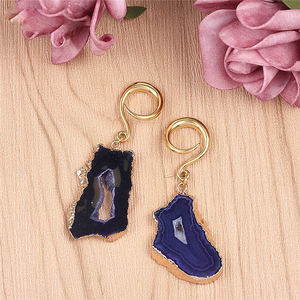 Evorte <span class=keywords><strong>Piercing</strong></span> Personalizzati all'Ingrosso in <span class=keywords><strong>Acciaio</strong></span> <span class=keywords><strong>Chirurgico</strong></span> 316L con Opale per Bambini, Tunnel e Plug per Orecchie, Naso e Lingua - Product Image 6