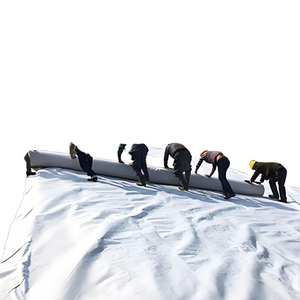 <span class=keywords><strong>Géotextile</strong></span> à filaments continus résistant aux UV pour la protection des pentes, le contrôle de l'érosion et l'ingénierie des décharges, en fibre non tissée agrafée - Product Image 1