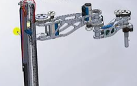 Système de contrôle de robot de colonne de Lavichip pour le processus robotique d'empilage et de manipulation de bras