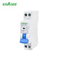 Disjoncteur miniature OEM/ODM EBASEE 1P+N MCB DPN Série 8 Gamme complète de produits 6KA C16 Rail DIN MCB