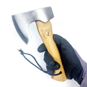 Din/ANSI/BS/ISO chất lượng tiêu chuẩn 65 mangan thép rìu với ngắn hickory gỗ xử lý hatchet trục tại chỗ giải phóng mặt bằng giá cung cấp - Product Image 1