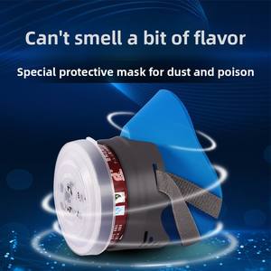 หน้ากากป้องกันสารเคมีแบบครึ่งหน้า รุ่น 6502 พร้อมวาล์ว<span class=keywords><strong>หายใจ</strong></span>ออก แบบเชื่อมต่อแบบ Bayonet ซีลซิลิโคนสำหรับป้องกันสารเคมีแบบพ่น - Product Image 1