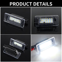 2 pièces, éclairage de plaque d'immatriculation LED Canbus pour Nissan Serena C27 Altima Suzuki Landy Dacia Duster 2018 2019 2020 2021