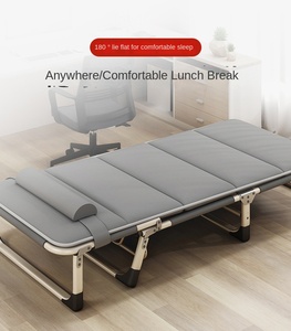 <span class=keywords><strong>Lit</strong></span> de camp moderne, réglable, pliable et portable, avec matelas, pour l'extérieur, la plage, le salon, comme chaise longue pour invités et <span class=keywords><strong>lit</strong></span> de voyage - Product Image 3
