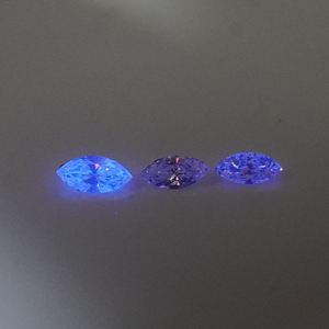 Diamante Natural Facetado Corte Marquise con Fluorescencia Certificado Color D para Joyería - Product Image 5