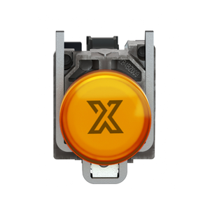 Indicateur lumineux XB4BVB5 entièrement assemblé, y compris le support de lampe et la tête de lampe - Product Image 1