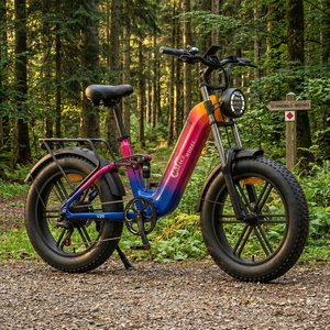 Vélo électrique 750W, pneus larges hybrides, 48V 20Ah 960Wh, alliage d'aluminium, double suspension, étanche, pliable, vélo à neige amovible, UE - Product Image 6