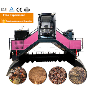 GATE Grande machine à composter de pelure de mangue Machine à composter de déchets de palmier à fibre de <span class=keywords><strong>mésocarpe</strong></span> Turner de conditionneur de sol - Product Image 1