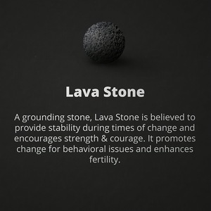 Bracelet en pierre volcanique d'affaires de sport de mode en gros Bracelet carré en agate noire pour hommes et femmes - Product Image 5