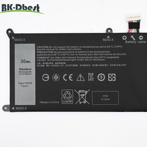 Bk-dbest 7VKV9 Laptop pil değiştirme Dell XPS 12 için 9250 Latitude 12 7000 7275 serisi 0V55D0 9TV5X - Product Image 3