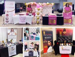 Custom Straight Foldable Trade Show Advertising Exhibition Display Stand Step and <b>Repeat</b> Backdrop Banner with Stand,Backdrop - Product Image 4