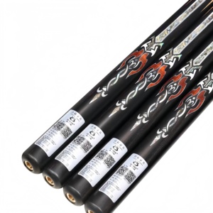 Queue de billard O'MIN Qinggang sculptée et incrustée, pointe de 9,8-10,2 mm, poids de 17,5-18,5 oz, style anglais, pour snooker et billard, vente en gros - Product Image 5