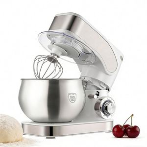 Robot pâtissier multifonctionnel 5L 1200W, élégant et durable, 6 vitesses, entièrement automatique, <span class=keywords><strong>avec</strong></span> design à bol relevable pour usage domestique - Product Image 4
