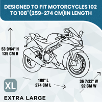 Housse de moto en Polyester robuste, Logo personnalisé, housse de moto Durable de luxe