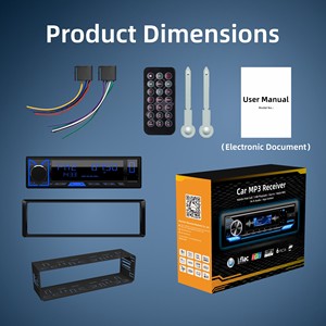 Autoradio <span class=keywords><strong>MP3</strong></span> 1 Din d'usine OEM avec lecteur <span class=keywords><strong>Bluetooth</strong></span> 5.1 et 4 RCA pour les commandes en gros des distributeurs - Product Image 5
