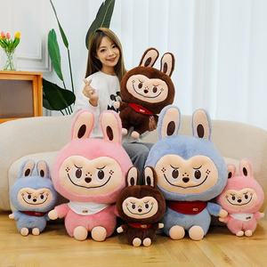 Kawaii Monsters Labubus Figurine en coton mignonne, jouet ours, décoration de <span class=keywords><strong>sac</strong></span>, poupées, accessoire parfait pour les cadeaux surprise des enfants pour poupée - Product Image 2