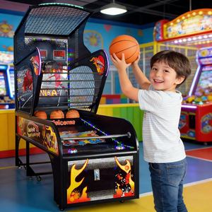 Máquina <span class=keywords><strong>de</strong></span> Baloncesto Multijuego, Juego <span class=keywords><strong>de</strong></span> Arcade <span class=keywords><strong>de</strong></span> Tiro con Rondas <span class=keywords><strong>de</strong></span> Bonificación, Aumenta el Tiempo <span class=keywords><strong>de</strong></span> Involucración del Jugador - Product Image 1