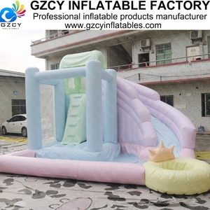 Château <span class=keywords><strong>gonflable</strong></span> de haute qualité en PVC mat blanc avec housse amovible à vendre - Product Image 4