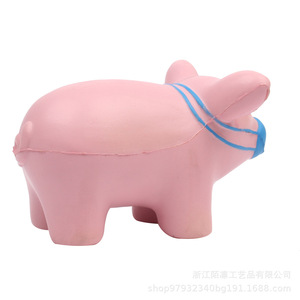 หน้ากากโฟม PU รูปหมู ของเล่นการ์ตูนสัตว์น่ารัก ของขวัญ - Product Image 3