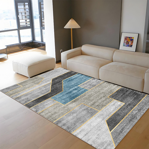 Vente en gros de moquettes et carpettes bleu gris salon canapé sol moderne chambre à coucher moquette personnalisée tapis de sol <span class=keywords><strong>jeunes</strong></span> tapis de sol - Product Image 5