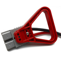 Câble de connecteur de batterie DC EV robuste à 2 broches 600V avec prise rapide et poignée triangulaire pour automobile/machines de manutention