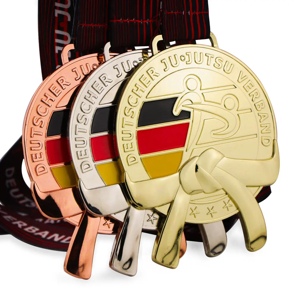 Manufacturers Medal Customised Metal Martials For Wholesale Gold Award Martial Arts Medals