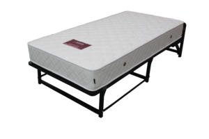 Letto <span class=keywords><strong>singolo</strong></span> telaio in metallo con <span class=keywords><strong>materasso</strong></span> <span class=keywords><strong>Base</strong></span> del letto di fondazione del letto con il prezzo all'ingrosso - Product Image 2