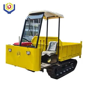 Gomma carrier construction 2t 3t heavy duty bucket mini truck dumper cingolato elettrico