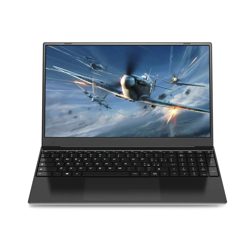 Laptop Game Ultra Tipis Intel 8GB + 128GB Win10, Komputer Notebook untuk Kantor & Rumah