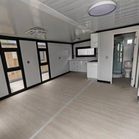 Maison préfabriquée mobile de luxe extensible en conteneur de 30 pieds, 40 pieds, 20 pieds, prête à l'emploi, villa préfabriquée à 5 chambres, maison portable