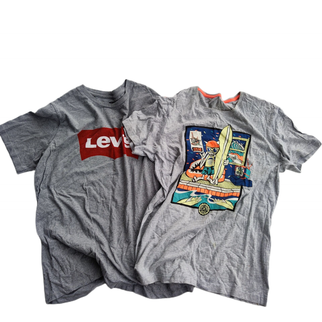 Wholesale Brand Vintage Shirts Branded Used Tshirts Second Hand Ukay Ukay Clothes in Bale for Men T-shirt Branded