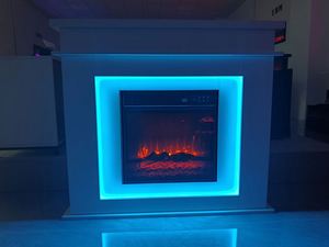 18 "110V-120V điều khiển từ xa HD hiệu ứng ngọn lửa 72" TV đứng với 36 "Lò sưởi điện hiện đại TV đứng với lò sưởi - Product Image 3