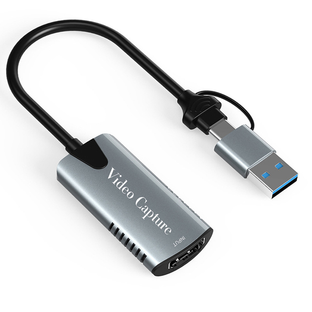 D2965 2 in 1 Capturadora De Video Usb 2.0 HD-MI 1080p 60fps Display Computer Digital USB 2.0 HD Video Capture Card